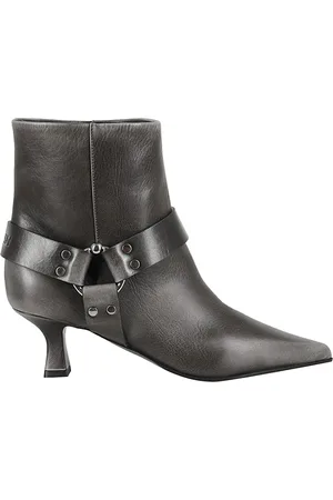 3Juin Dames, Schoenen, Grijs, Maat: 39 EU Leer