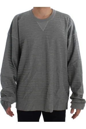 Dolce & Gabbana Heren, Sweatshirts & Hoodies, Grijs, Maat: M Zijde