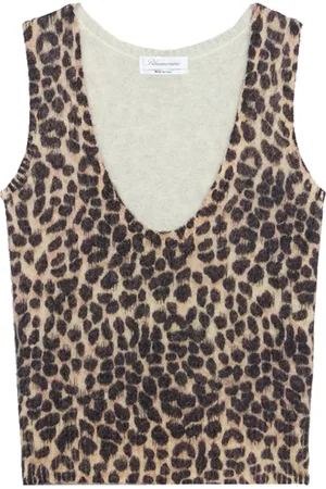 BLUMARINE Dames, Tops, Bruin, Maat: S