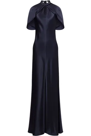 Alberta Ferretti Dames, Jurken, Blauw, Maat: M Zijde