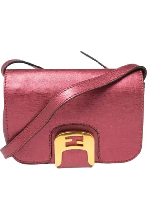 Fendi Dames, Pre-owned, Roze, Maat: ONE Size Leer