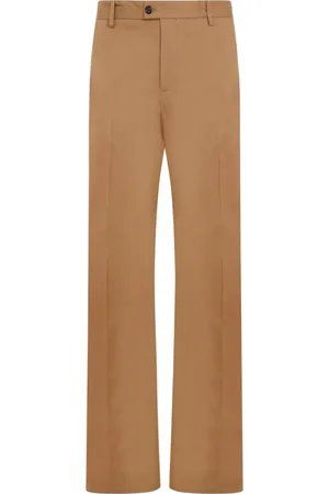 Alexander McQueen Heren, Broeken, Bruin, Maat: M Katoen