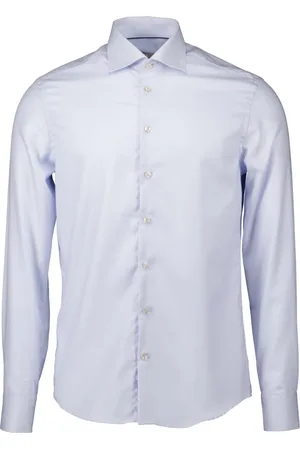 john miller Heren, Overhemden, Blauw, Maat: S