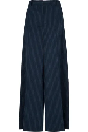 Nº21 Dames, Broeken, Blauw, Maat: XL Wol