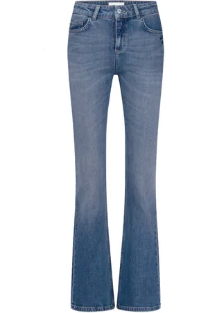 Fabienne Chapot Dames, Jeans, Blauw, Maat: W30 L34 Katoen