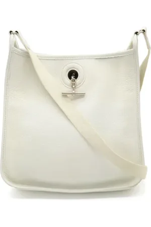 Hermès Dames, Pre-owned, Wit, Maat: ONE Size Leer