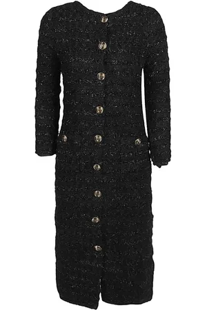 Balenciaga Dames, Jurken, Zwart, Maat: XS Wol
