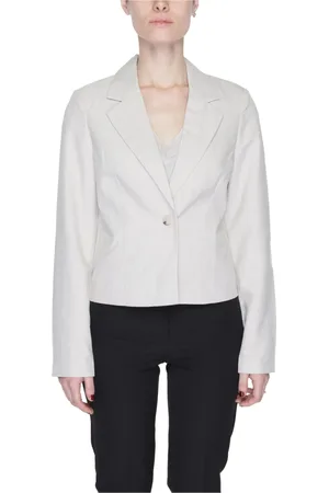 VERO MODA Dames, Jassen, Grijs, Maat: S Poliester