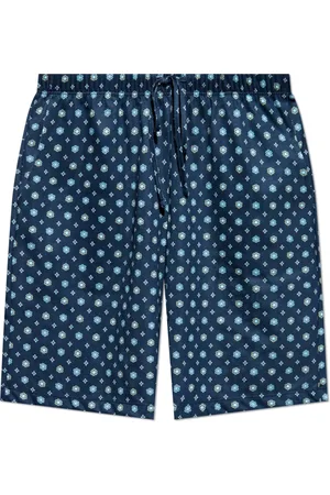 Hanro Heren, Nachtkleding & Lounge, Blauw, Maat: XL Katoen