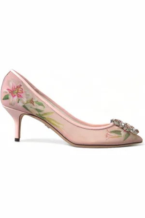 Dolce & Gabbana Dames, Schoenen, Roze, Maat: 36 EU Katoen