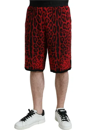 Dolce & Gabbana Heren, Korte broeken, Veelkleurig, Maat: S Viscose
