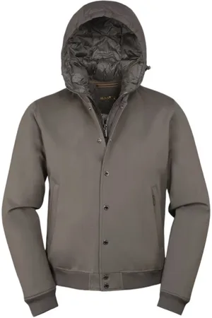 MOORER Heren, Jassen, Groen, Maat: M Viscose