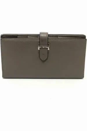 Hermès Dames, Pre-owned, Grijs, Maat: ONE Size Leer