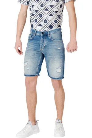 Antony Morato Heren, Korte broeken, Blauw, Maat: W33 Katoen