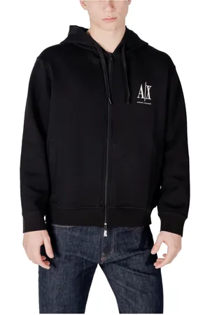 Armani Exchange Heren, Sweatshirts & Hoodies, Zwart, Maat: L Katoen