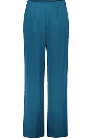 Betty Barclay Dames, Broeken, Blauw, Maat: M Poliester