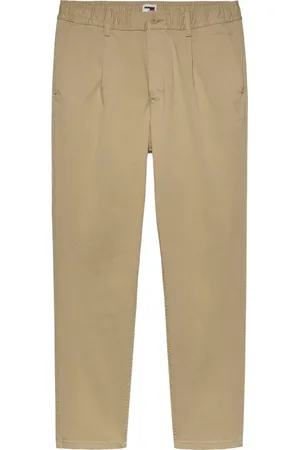 Tommy Hilfiger Heren, Broeken, Bruin, Maat: S Katoen