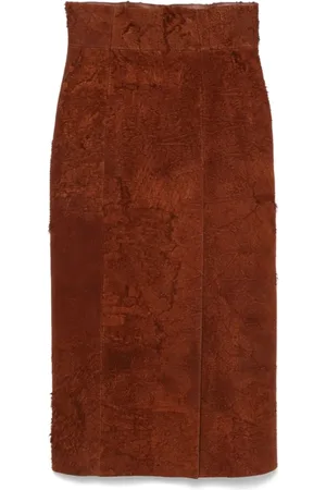 Alexander McQueen Dames, Rokken, Bruin, Maat: S