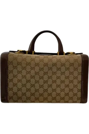 Gucci Dames, Pre-owned, Bruin, Maat: ONE Size Tweed