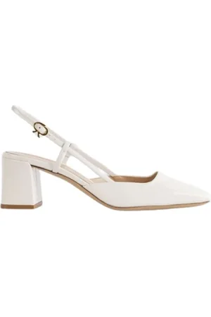 Gianvito Rossi Dames, Schoenen, Wit, Maat: 39 EU Leer