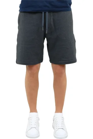Alexander McQueen Heren, Korte broeken, Grijs, Maat: S