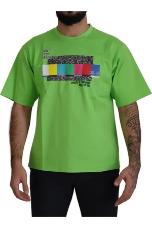 Dolce & Gabbana Heren, Tops, Groen, Maat: M Katoen