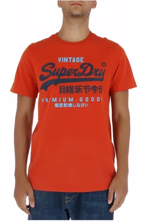 Superdry Heren, Tops, Oranje, Maat: 2XL