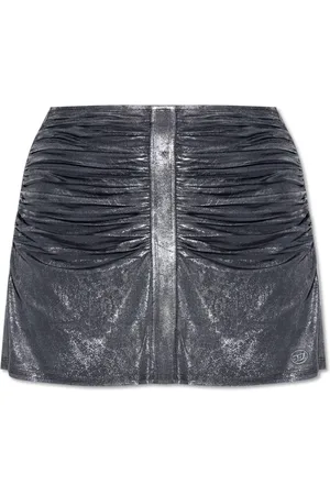 Diesel Dames, Rokken, Grijs, Maat: 2XS