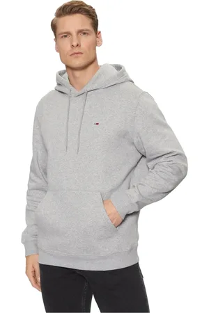 Tommy Hilfiger Heren, Sweatshirts & Hoodies, Grijs, Maat: S Katoen