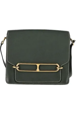 Hermès Dames, Pre-owned, Groen, Maat: ONE Size Leer