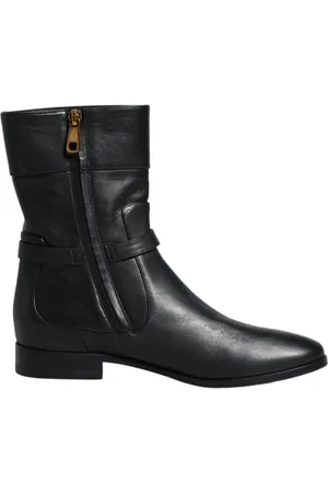 Dolce & Gabbana Dames, Schoenen, Zwart, Maat: 37 1/2 EU Leer