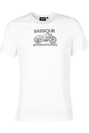 Barbour Heren, Tops, Wit, Maat: L Katoen