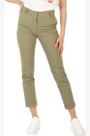 Manila Grace Dames, Broeken, Groen, Maat: XS
