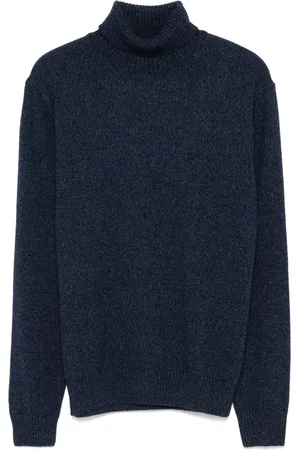 BARBA Heren, Truien, Blauw, Maat: M Wol