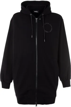 Diesel Heren, Sweatshirts & Hoodies, Zwart, Maat: S Katoen