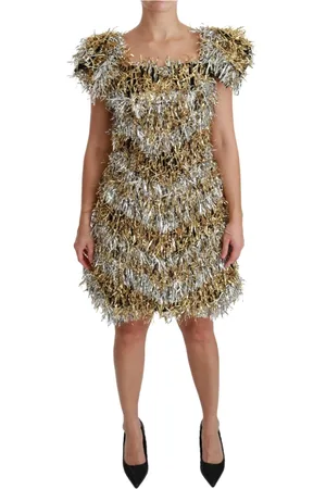 Dolce & Gabbana Dames, Jurken, Grijs, Maat: XS Katoen