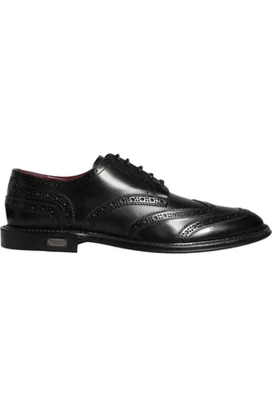 Dolce & Gabbana Heren, Schoenen, Zwart, Maat: 43 EU Leer