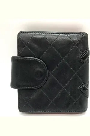 CHANEL Dames, Pre-owned, Zwart, Maat: ONE Size Leer