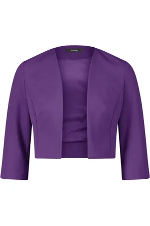 Vera Mont Dames, Jassen, Paars, Maat: 3XL Poliester