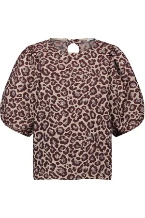 BY-BAR Dames, Blouses & Shirts, Roze, Maat: L Katoen