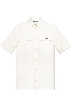 Dolce & Gabbana Heren, Overhemden, Wit, Maat: XL Katoen