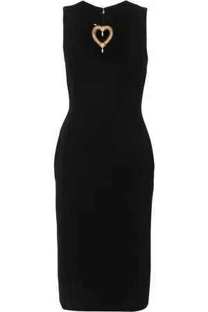 Moschino Dames, Jurken, Zwart, Maat: S