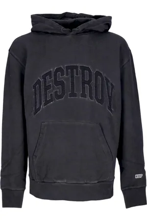 Huf Heren, Sweatshirts & Hoodies, Zwart, Maat: S Katoen
