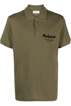 Alexander McQueen Heren, Tops, Groen, Maat: S