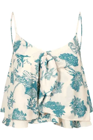 ANIYE BY Dames, Tops, Blauw, Maat: XS Poliester