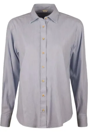 Stenströms Heren, Overhemden, Blauw, Maat: L Flanel