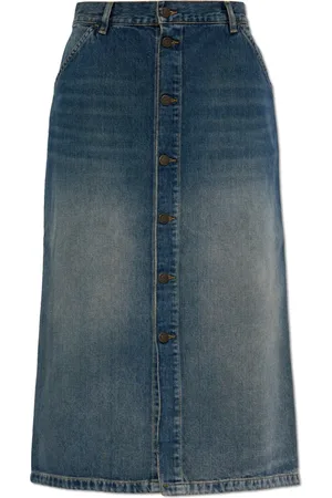 Carhartt Dames, Rokken, Blauw, Maat: XS Denim