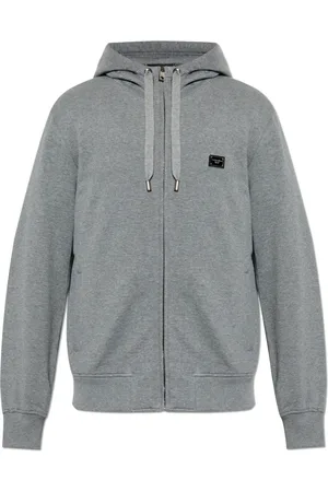 Dolce & Gabbana Heren, Sweatshirts & Hoodies, Grijs, Maat: M Katoen