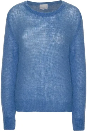 American Dreams Dames, Truien, Blauw, Maat: S Wol