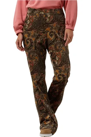 Summum Woman Dames, Broeken, Veelkleurig, Maat: S Velours